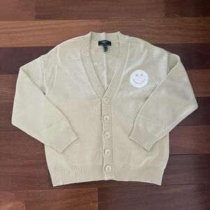 Forever 21 Cream Knit Cardigan